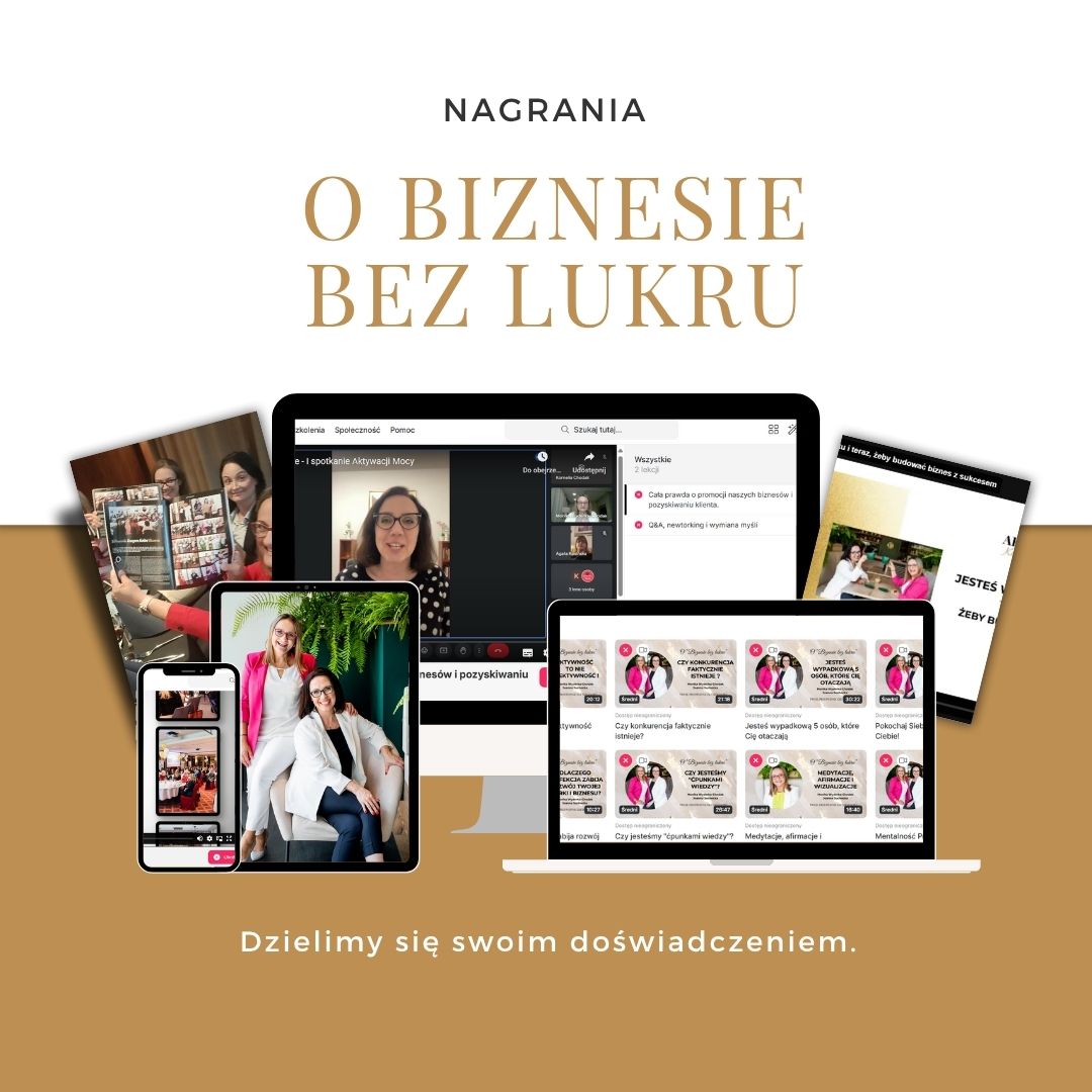 O biznesie bez lukru